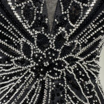 Picture of Mermaid Thin Straps Sweetheart Neck Sequins Beads Mesh Fabric Formal Dress