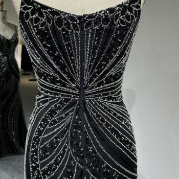 Picture of Mermaid Thin Straps Sweetheart Neck Sequins Beads Mesh Fabric Formal Dress