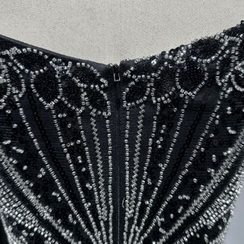 Picture of Mermaid Thin Straps Sweetheart Neck Sequins Beads Mesh Fabric Formal Dress